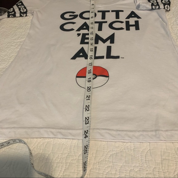 Pokémon white tee shirt with Pokémon graphic - Picture 2 of 4
